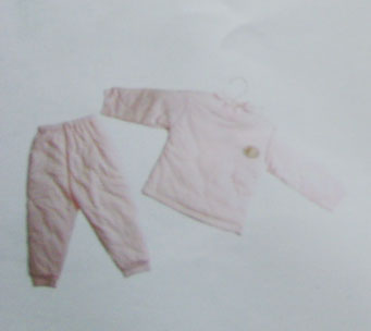 半高领统色南极棉棉衣（套）BQ-0243